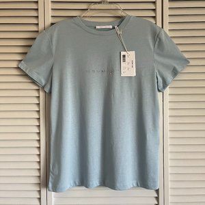 NEW with tags Helmut Lang Alien T Shirt blue & white women’s small rare